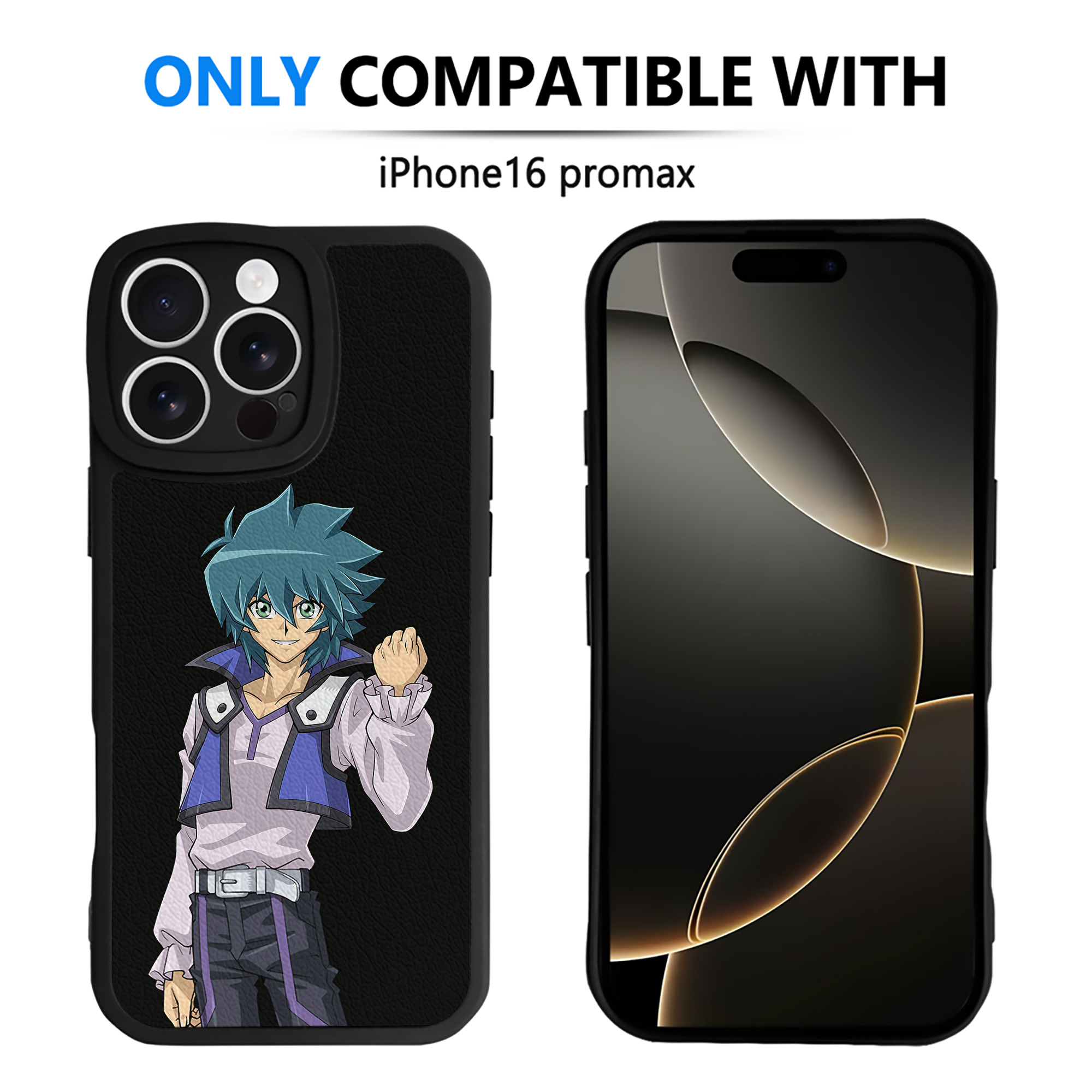 遊☆戯☆王 Yu-Gi-Oh! 【iPhone 16シリーズ対応】シリコンスマホケース（レザー調） 材質：シリコン